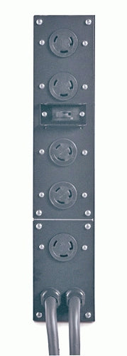 APC Service Bypass Panel - 200/208/240V power distribution unit (PDU) Black