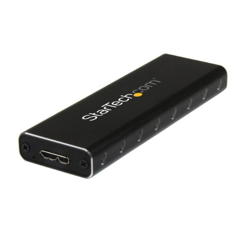 StarTech.com SM2NGFFMBU33 storage drive enclosure SSD enclosure Black M.2