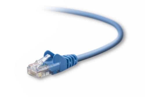 Belkin Cat5e, 2ft, 1 x RJ-45, 1 x RJ-45, Blue networking cable 23.6" (0.6 m)