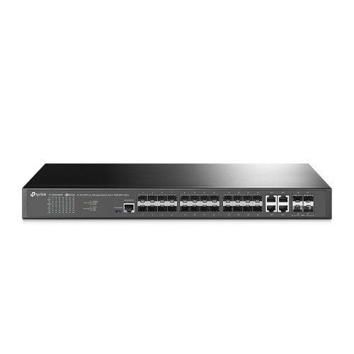 TP-Link JetStream TL-SG3428XF network switch Managed L2+ 1U Black