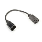 Black Box EPXR15 power cable 11.8" (0.3 m) NEMA 5-15R C14 coupler