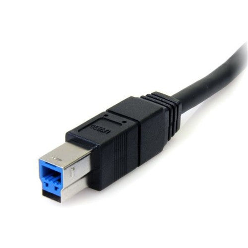 StarTech.com USB3SAB6BK USB cable USB 3.2 Gen 1 (3.1 Gen 1) 70.9" (1.8 m) USB A USB B 5 Gbit/s Black
