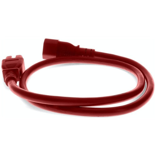 AddOn Networks ADD-C142C1514AWG1FTRD power cable Red 11.8" (0.3 m) C15 coupler C14 coupler
