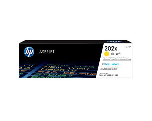 HP 202X High Yield Yellow Original LaserJet Toner Cartridge