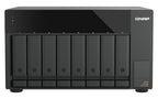 QNAP TL-D810TC4-US disk array 0 TB Desktop Black
