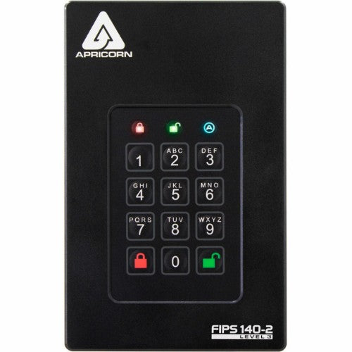 Apricorn AFL3-500 external hard drive 500 GB Black
