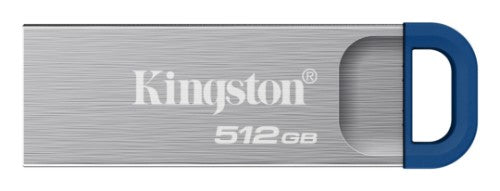 Kingston Technology DataTraveler Kyson USB flash drive 512 GB USB Type-A 3.2 Gen 1 (3.1 Gen 1) Stainless steel