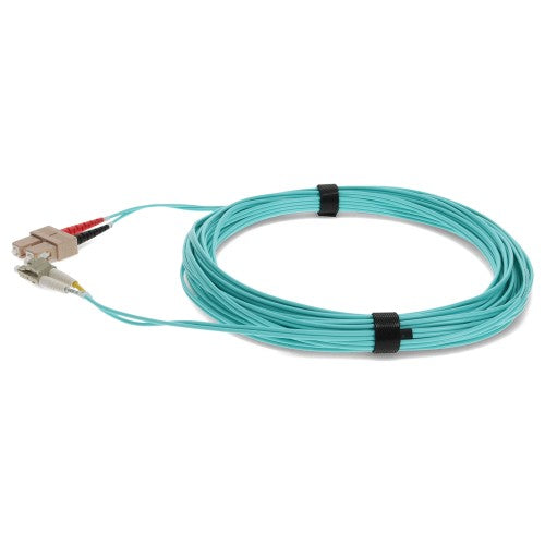 AddOn Networks ADD-SC-LC-0-3M5OM4 InfiniBand/fibre optic cable 11.8" (0.3 m) LOMM Aqua color