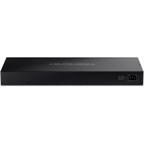 Trendnet TPE-TG262 network switch Unmanaged L2 Gigabit Ethernet (10/100/1000) Power over Ethernet (PoE) 1U Black