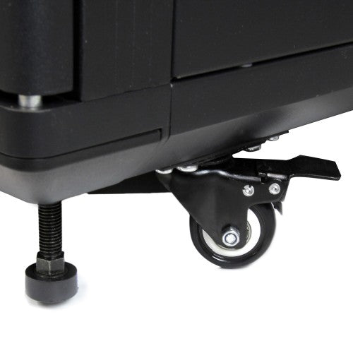 StarTech.com RK1236BKF rack cabinet 12U Freestanding rack Black