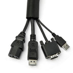 StarTech.com WKSTNCM2 cable organizer Cable sleeve Black 1 pc(s)