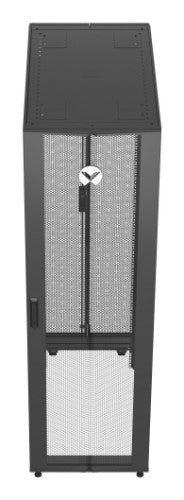Vertiv VR Rack VR3100 rack cabinet 42U Freestanding rack Black, Transparent
