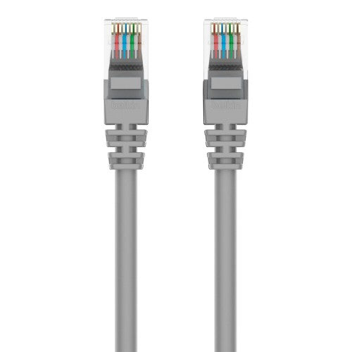 Belkin A3L791-10-H-S networking cable Gray Cat5e
