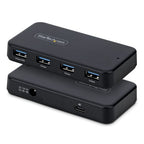 StarTech.com ST4300USB3V2-NA interface hub USB 3.2 Gen 1 (3.1 Gen 1) Type-C 5000 Mbit/s Black