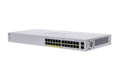 Cisco CBS110-24PP-NA network switch Unmanaged Gigabit Ethernet (10/100/1000) Gray