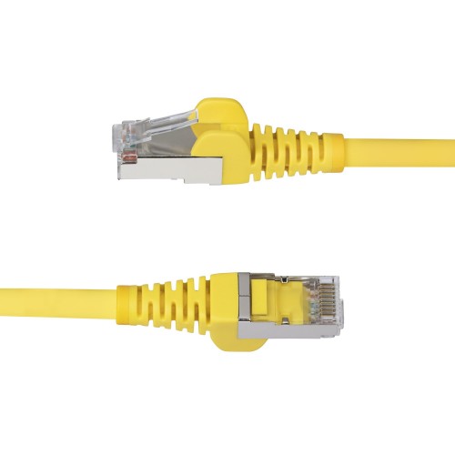 StarTech.com NLYL-1F-CAT6A-PATCH networking cable Yellow 12" (0.305 m) S/FTP (S-STP)