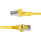 StarTech.com NLYL-1F-CAT6A-PATCH networking cable Yellow 12" (0.305 m) S/FTP (S-STP)