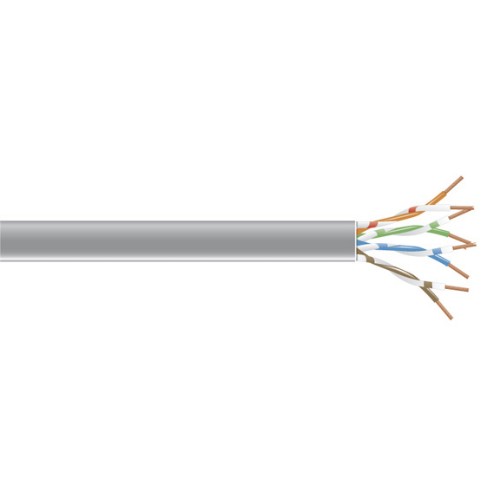 Black Box C6-CMP-SLD-GY networking cable Gray 12007.9" (305 m) Cat6 U/UTP (UTP)