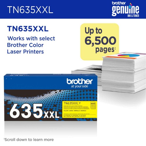 Brother TN-635XXLY toner cartridge 1 pc(s) Original Yellow