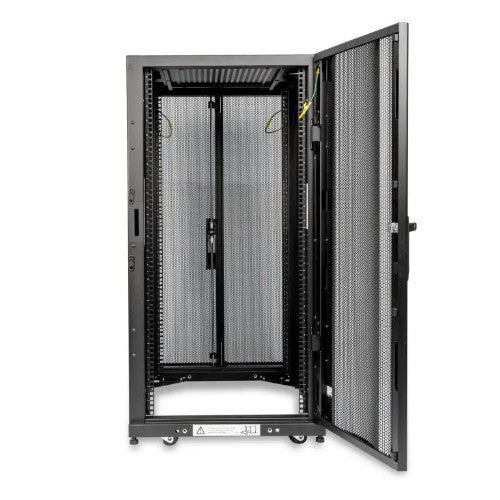 Rocstor Y10E038-B1 rack cabinet 24U Freestanding rack Black