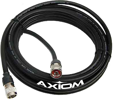 Axiom AIR-CAB005LL-R-N-AX coaxial cable 59.8" (1.52 m) RP-TNC N 90d Black