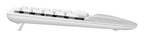 Logitech Wave Keys keyboard Universal RF Wireless + Bluetooth QWERTY English White