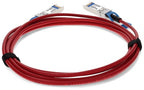 AddOn Networks SFP-H10GB-CU3-5M-RD-AO InfiniBand/fibre optic cable 137.8" (3.5 m) SFP+ DAC Red, Stainless steel