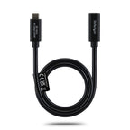StarTech.com USB440GCMCF2F USB cable USB4 Gen 3x2 23.6" (0.6 m) USB C 40 Gbit/s 240 W Black