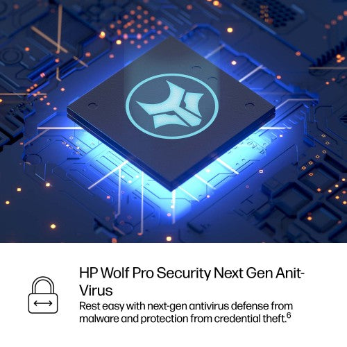 HP EliteBook 6 G1q Next Gen AI PC Wolf Pro Security Edition Copilot+ PC Snapdragon X1P-42-100 Laptop 14" WUXGA 16 GB LPDDR5x-SDRAM 512 GB SSD Wi-Fi 6E (802.11ax) Windows 11 Pro Silver