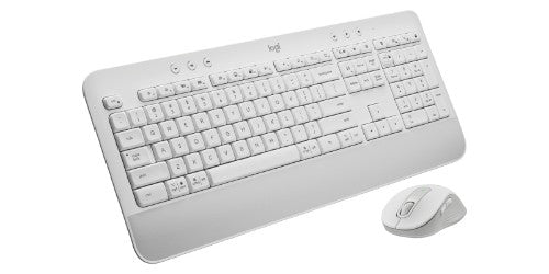 Logitech 920-011018 keyboard Mouse included Office Bluetooth QWERTY English White
