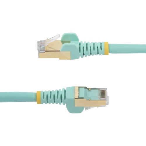 StarTech.com C6ASPAT30AQ networking cable Turquoise 358.3" (9.1 m) Cat6a