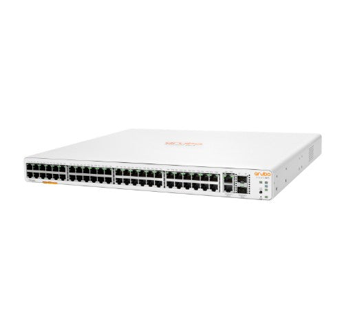 HPE Aruba Networking Instant On 1960 48G 2XGT 2SFP+ Managed L2+ Gigabit Ethernet (10/100/1000) 1U White