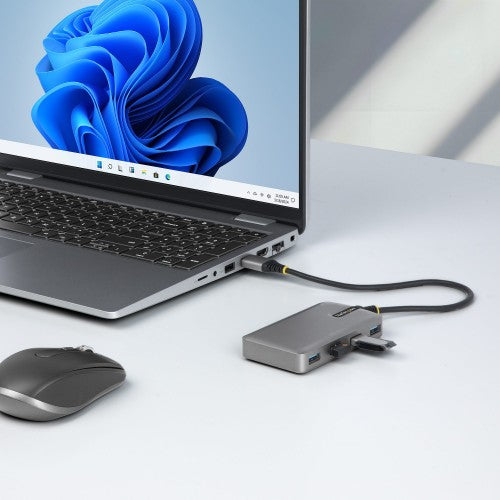 StarTech.com 5G4AC-USB-A-HUB interface hub USB 3.2 Gen 1 (3.1 Gen 1) Type-A 5000 Mbit/s Gray