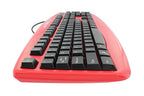 Seal Shield Silver Storm keyboard Universal USB QWERTY US English Black, Red
