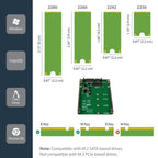 StarTech.com SAT32M225 interface cards/adapter Internal M.2