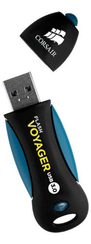 Corsair Voyager 256GB USB flash drive USB Type-A 3.2 Gen 1 (3.1 Gen 1) Black, Blue