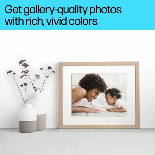 HP Premium Plus Photo Paper, Satin, 80 lb, 8.5 x 11 in. (216 x 279 mm), 50 sheets