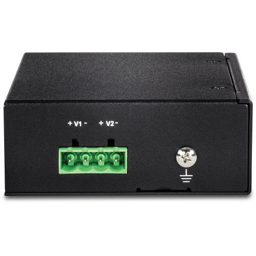 Trendnet TI-PE50 network switch Unmanaged Fast Ethernet (10/100) Power over Ethernet (PoE) Black