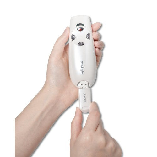 Kensington Presenter Expert™ Wireless with Red Laser - Pearl White