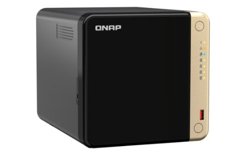 QNAP TS-464 NAS Tower Intel® Celeron® N5095 8 GB 0 TB QNAP QTS Black, Bronze