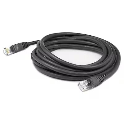AddOn Networks ADD-100FCAT6O-BK networking cable Black 1200" (30.5 m) Cat6 U/UTP (UTP) Round