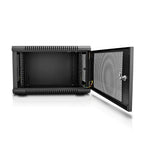V7 RMWC6U-1N rack cabinet 6U Wall mounted rack Black