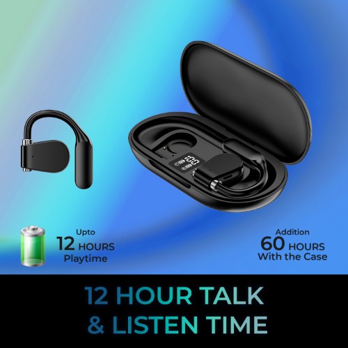 Adesso Xtream T4 Headset Wireless Ear-hook, In-ear Calls/Music USB Type-C Bluetooth Black