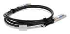 AddOn Networks QDD-400-CU3M-AO InfiniBand/fibre optic cable 118.1" (3 m) QSFP-DD DAC Black, Stainless steel