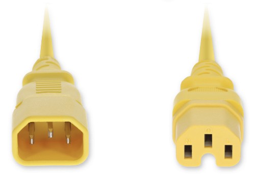 AddOn Networks ADD-C142C15H14G6FYW power cable Yellow 70.9" (1.8 m) C14 coupler C15 coupler