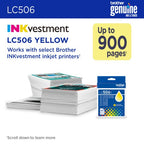 Brother LC506YS ink cartridge 1 pc(s) Original Standard Yield Yellow