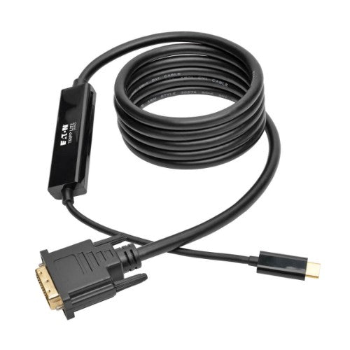 Tripp Lite U444-006-D video cable adapter 70.9" (1.8 m) USB Type-C DVI-D Black