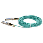 AddOn Networks MFS1S00-H005V-AO InfiniBand/fibre optic cable 196.9" (5 m) QSFP56 AOC Aqua color