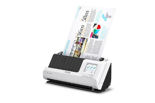 Epson DS-C480W Sheet-fed scanner Black, Gray
