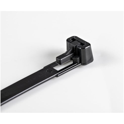 StarTech.com CBMZTRB8BK cable tie Releasable cable tie Nylon, Plastic Black 100 pc(s)